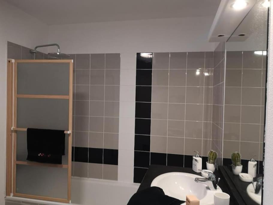 T2 Avec Jardin Proche Aeroport, Airbus, Meet Apartman Daux Kültér fotó